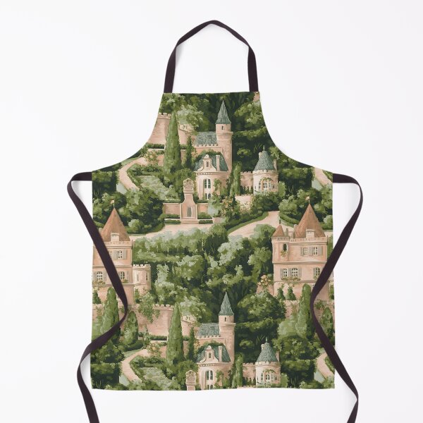 Item preview, Lush castles and gardens of Loire Valley gouache painting designed and sold by SophieClimaArt.