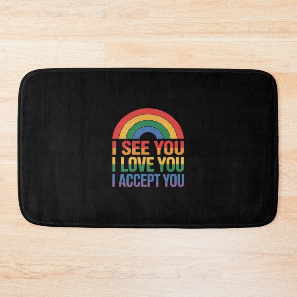 Item preview, I see I love you I accept you - LGBTQ Ally Gay Pride  designed and sold by SyntaxClaw.