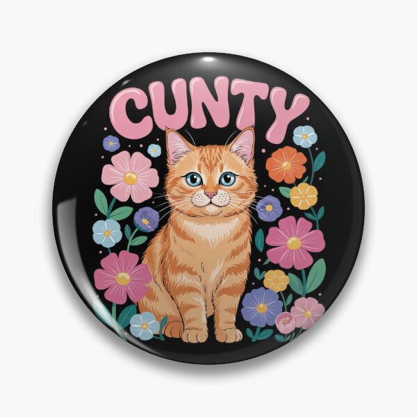 Item preview, Cunty Floral Cat For Sassy Cat Lovers Apparel  designed and sold by RoyTill0Art.