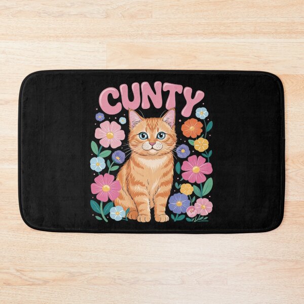 Item preview, Cunty Floral Cat For Sassy Cat Lovers Apparel  designed and sold by RoyTill0Art.