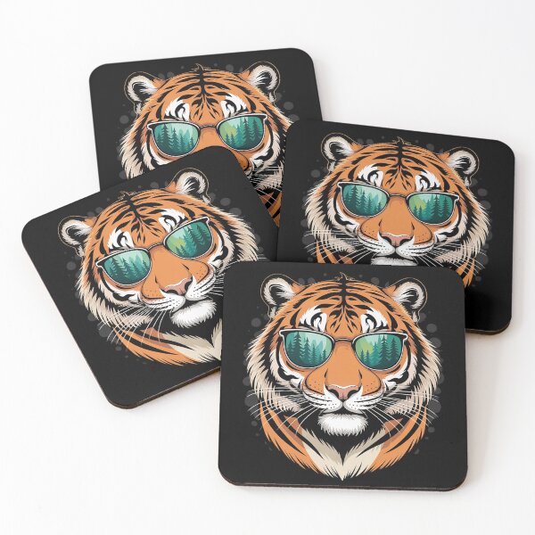Item preview, Cute Tiger with Sunglasses, Men Women Kids, Animal  designed and sold by FadeOfThrone.