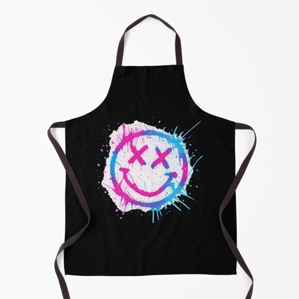 Item preview, Neon Splatter Smiley – Nirvana Inspired Grunge Pop Art designed and sold by AddictiveDesign.