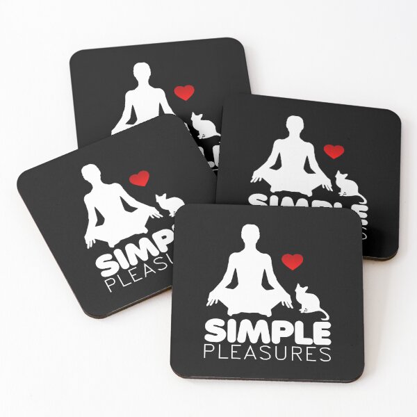 Item preview, Simple Pleasures – Minimalist Meditation and Cat Design designed and sold by NNAANN.