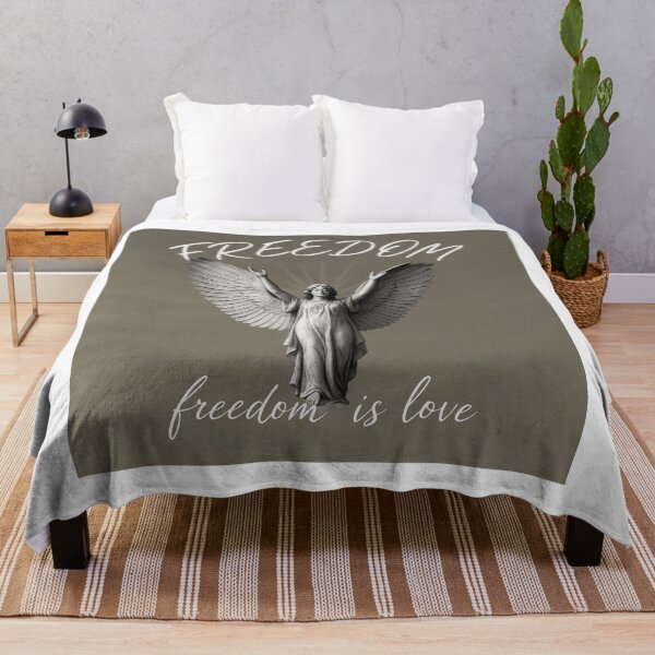 Item preview, Freedom Angel – Wings of Liberation Art Design designed and sold by AhmedSabry89.