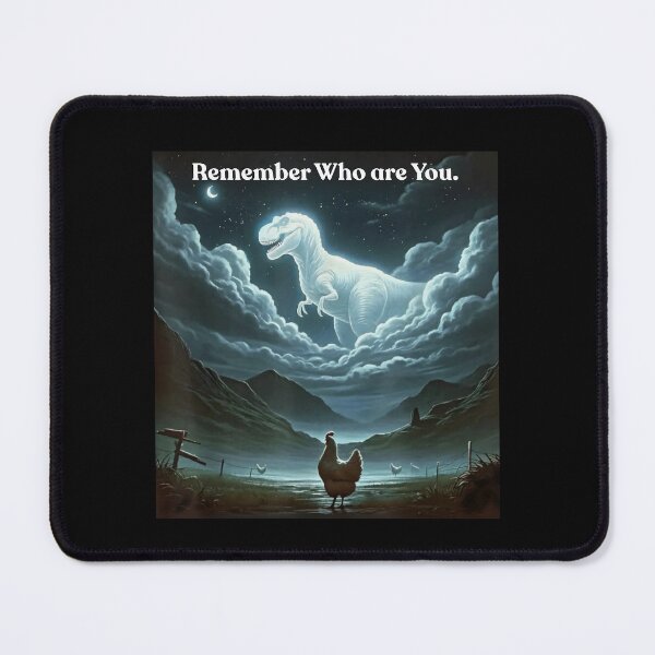 Item preview, Remember Who You Are Dinosaur Chicken – Motivational Identity Quote Design designed and sold by love3617.