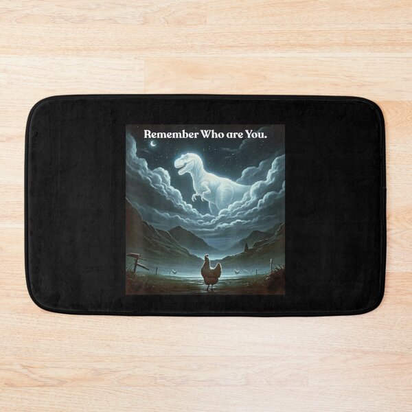 Item preview, Remember Who You Are Dinosaur Chicken – Motivational Identity Quote Design designed and sold by love3617.