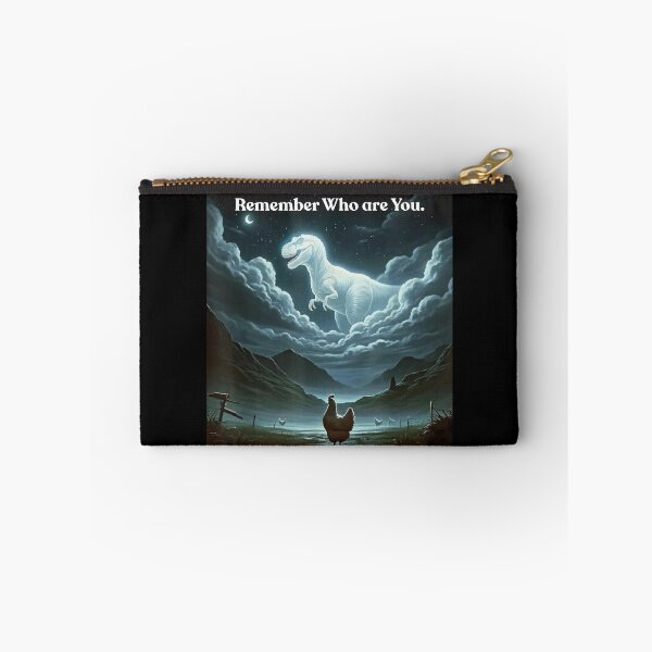 Item preview, Remember Who You Are Dinosaur Chicken – Motivational Identity Quote Design designed and sold by love3617.