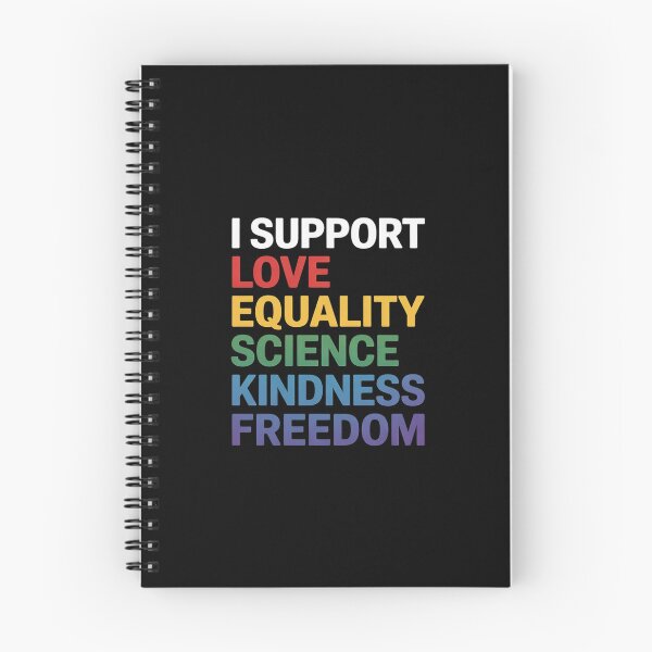 Item preview, I Support Love Equality Science Human Rights BLM LGBTQ Pride designed and sold by AquaKiev.