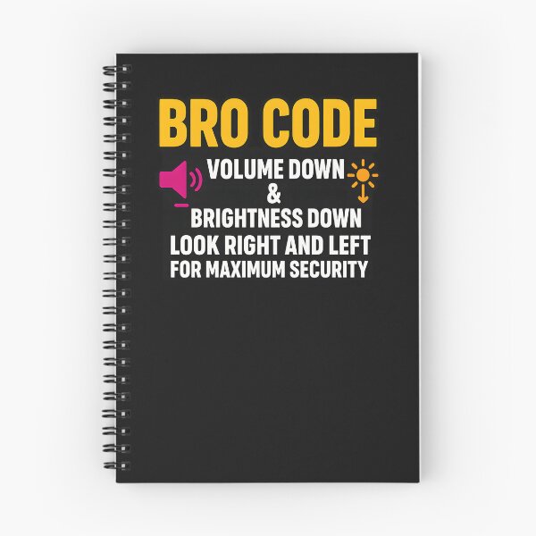 Item preview, Bro Code Security Meme Look Right Left Funny Internet Saying designed and sold by Logiamerch.