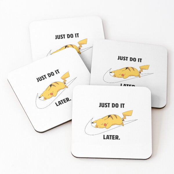 Item preview, Pikachu Just Do It Later designed and sold by tejadArt.