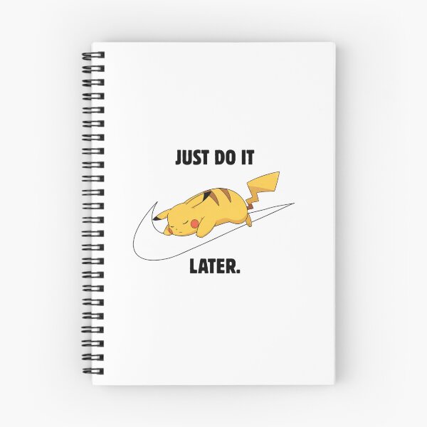 Item preview, Pikachu Just Do It Later designed and sold by tejadArt.