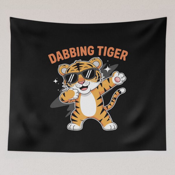 Item preview, Dabbing Tiger with Sunglasses Tiger Animal  designed and sold by FadeOfThrone.