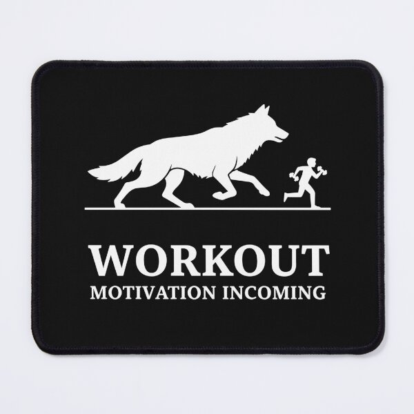 Item preview, Workout Motivation Incoming: Wolf Chase designed and sold by artistastshirt.