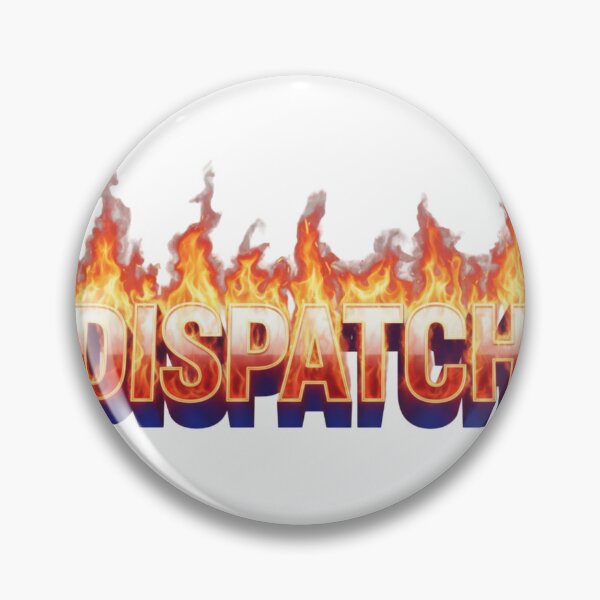 Item preview, Dispatch with Fire - Intense Action and Urgency Graphic Design designed and sold by Dragon's Ascent.