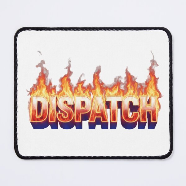 Item preview, Dispatch with Fire - Intense Action and Urgency Graphic Design designed and sold by Dragon's Ascent.