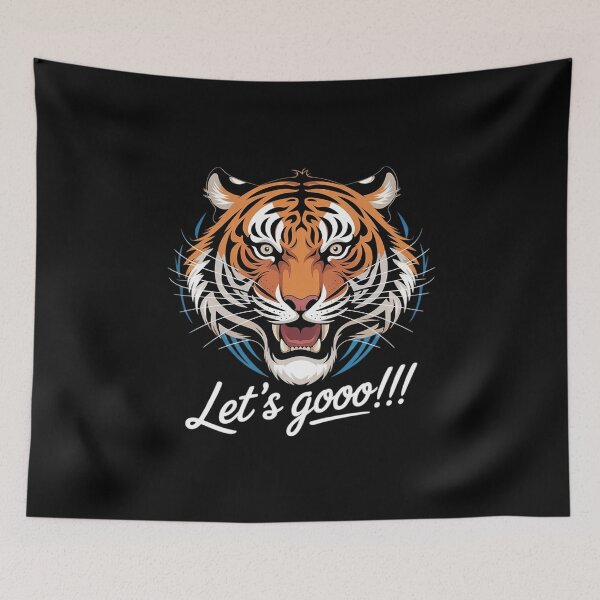 Item preview, Fearless Tiger Angry Tiger Animal Tiger lover Men Women Kids  designed and sold by MarryIsMonth.