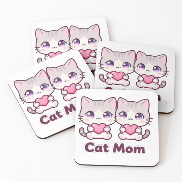 Item preview, Cute Kawaii Cat Mom T-Shirt – Adorable Cat Lover Gift designed and sold by greeended.