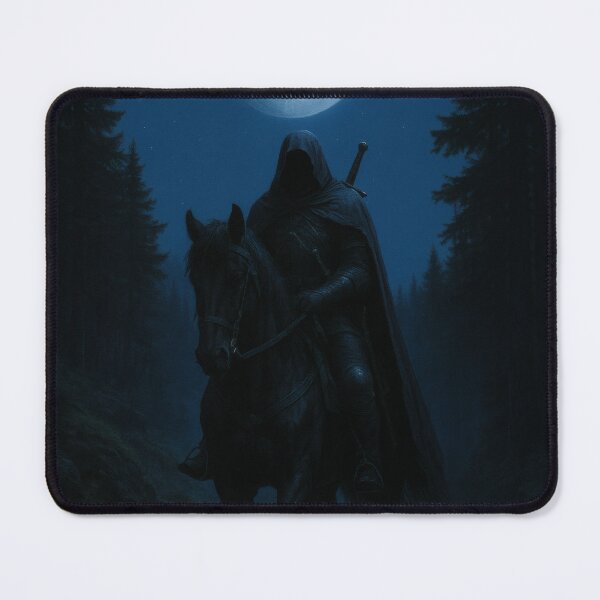 Item preview, Moonlit Medieval Rider – Dark Gothic Horseman designed and sold by Visualynx.