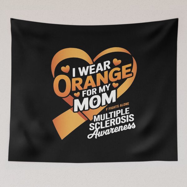 Item preview, I Wear Orange For My Mom Multiple Sclerosis MS Awareness  designed and sold by AquaKiev.