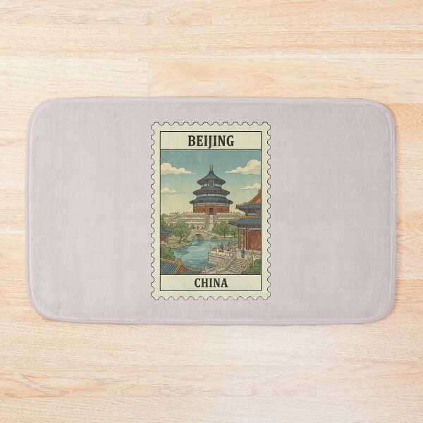 Item preview, Vintage Beijing Stamp – Temple of Heaven & Imperial Gardens designed and sold by allaboutstamps.