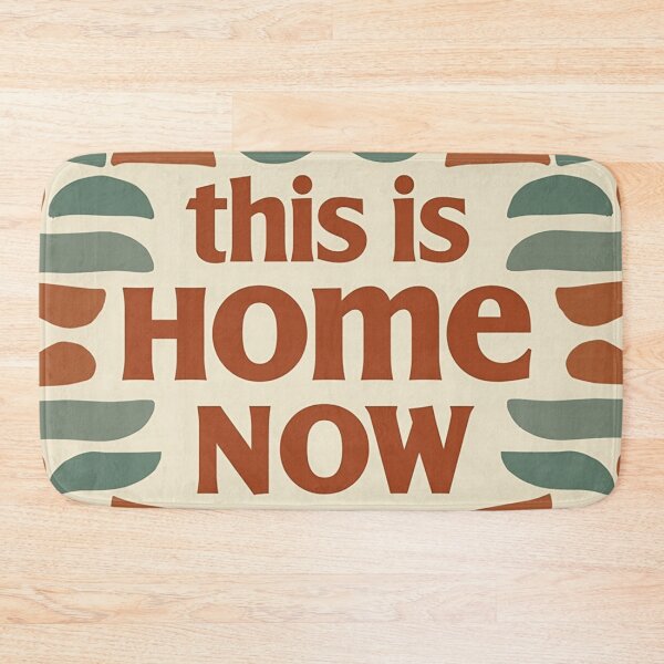 Item preview, This Is Home Now – Warm Minimalist Home Quote Design designed and sold by TroyTheTerrific.