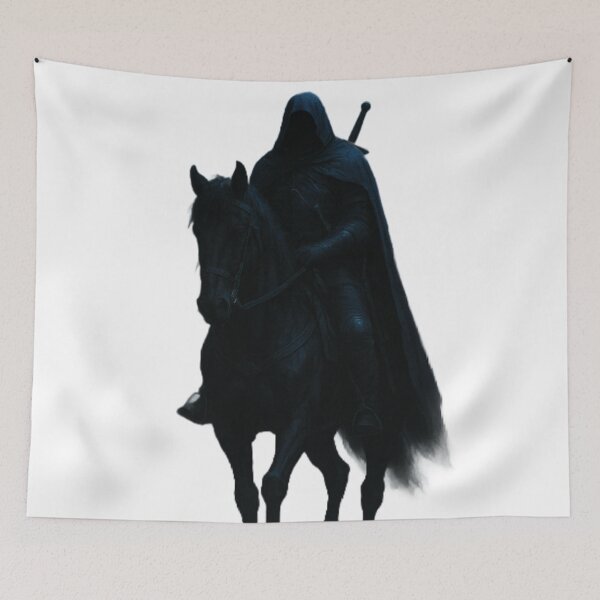 Item preview, Moonlit Medieval Rider – Dark Gothic Horseman designed and sold by Visualynx.