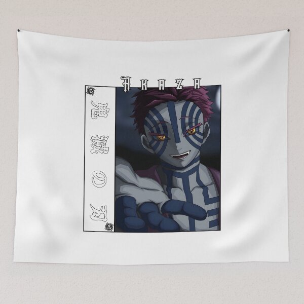 Item preview, Martial Demon Warrior – Blue Striped Fighter Anime Artwork designed and sold by lamiarte.