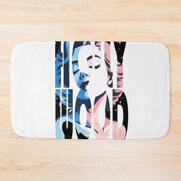 Item preview, Hollywood Star – Pastel Muse Portrait in Typographic Glow designed and sold by denip.