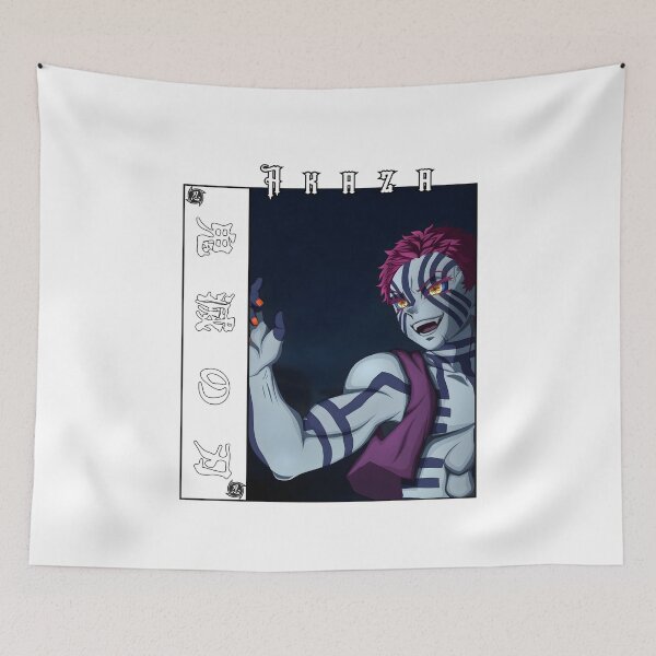 Item preview, Martial Demon Warrior – Blue Striped Fighter Anime Artwork designed and sold by lamiarte.