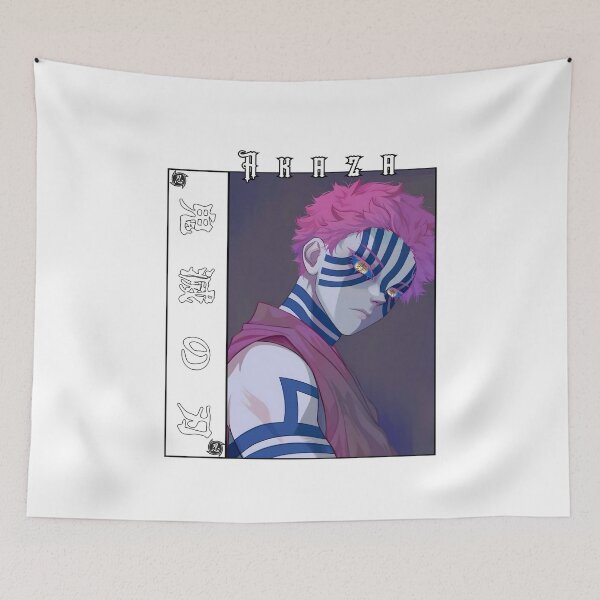 Item preview, Martial Demon Warrior – Blue Striped Fighter Anime Artwork designed and sold by lamiarte.