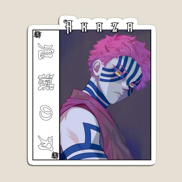 Item preview, Martial Demon Warrior – Blue Striped Fighter Anime Artwork designed and sold by lamiarte.