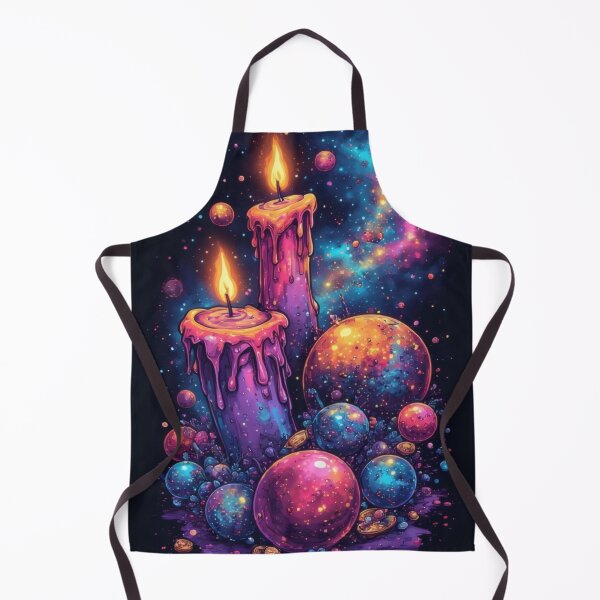 Item preview, Burning candles between stars and planets designed and sold by Mianku | Für das Leben.