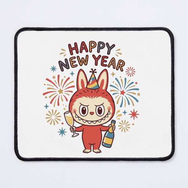 Item preview, Happy New Year,cute labubu with fireworks designed and sold by nicnacc.