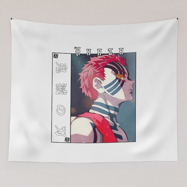 Item preview, Martial Demon Warrior – Blue Striped Fighter Anime Artwork designed and sold by lamiarte.