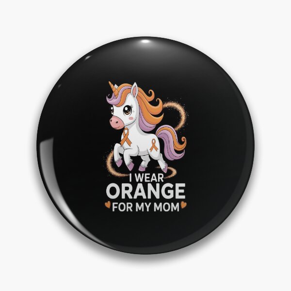 Item preview, I Wear Orange For My Mom Unicorn MS Awareness  designed and sold by AquaKiev.