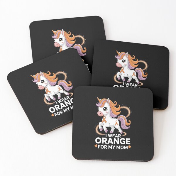 Item preview, I Wear Orange For My Mom Unicorn MS Awareness  designed and sold by AquaKiev.