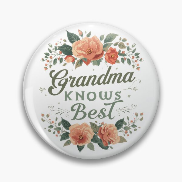 Artikelvorschau, Oma weiß es am besten – Niedlicher Blumenaufkleber entworfen und verkauft von Activity01.