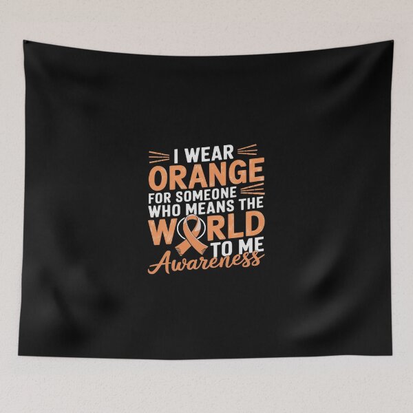 Item preview, I Wear Orange For Someone Ms Multiple Sclerosis Awareness  designed and sold by SyntaxClaw.