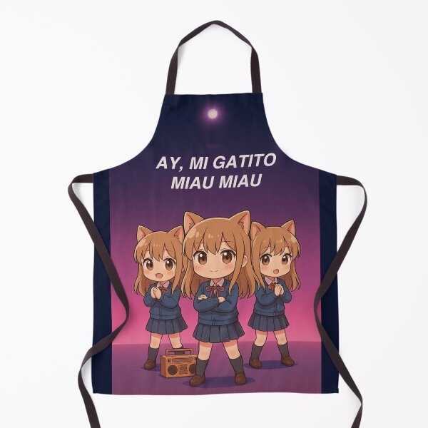 Item preview, AY, MI GATITO MIAU MIAU - Confident Kawaii Cat Meme Illustration designed and sold by Mog Mog Eatalot – Tokyo x A’dam Mashup.
