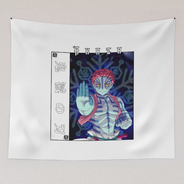 Item preview, Martial Demon Warrior – Blue Striped Fighter Anime Artwork designed and sold by lamiarte.