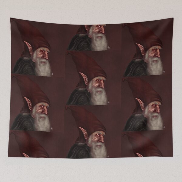 Item preview, Redcap – Blood-Hatted Gnome designed and sold by AnneOther.