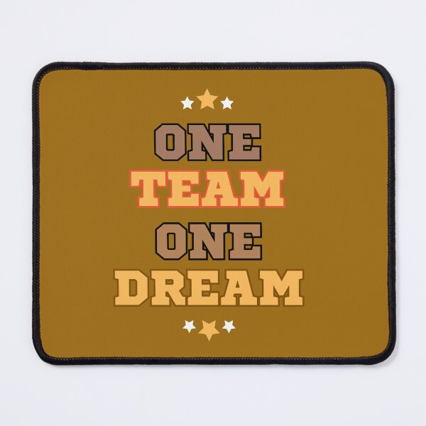 Item preview, One Team One Dream T-Shirt – Motivational Teamwork Quote Design designed and sold by MUKUND FASHION DESIGN.