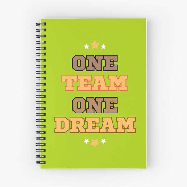 Item preview, One Team One Dream T-Shirt – Motivational Teamwork Quote Design designed and sold by MUKUND FASHION DESIGN.