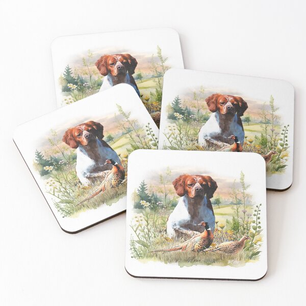 Item preview, Brittany Spaniel – Field, Focus, Pheasant , Art  designed and sold by TammyHunterArt.