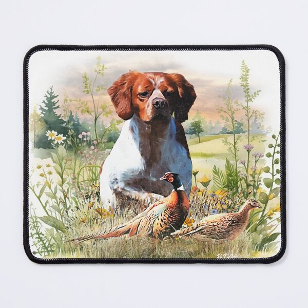 Item preview, Brittany Spaniel – Field, Focus, Pheasant , Art designed and sold by TammyHunterArt.