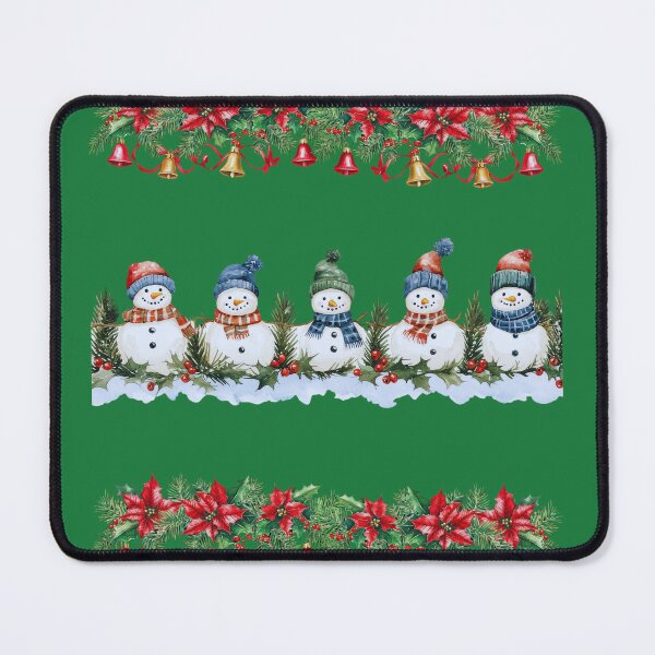 Item preview, Snowmen and bells designed and sold by Palmtree94.