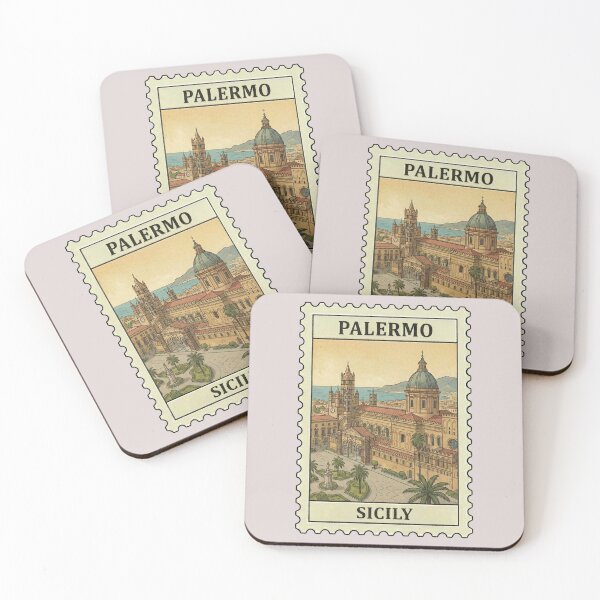 Item preview, Vintage Palermo Stamp – Cathedral & Sicilian Architecture designed and sold by allaboutstamps.