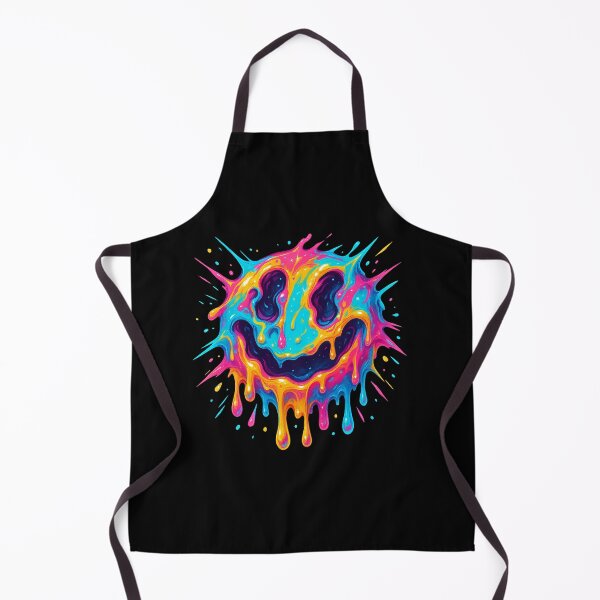 Item preview, Psychedelic Melting Smiley – Nirvana Inspired Trippy Fan Art designed and sold by AddictiveDesign.