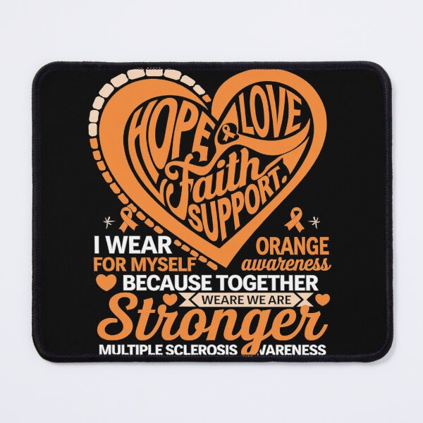 Item preview, I Wear Orange Myself Me Self MS Awareness Multiple Sclerosis  designed and sold by AquaKiev.