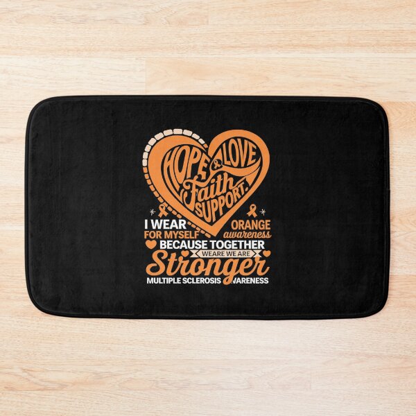 Item preview, I Wear Orange Myself Me Self MS Awareness Multiple Sclerosis  designed and sold by AquaKiev.